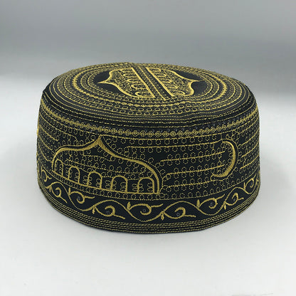 Cotton Embroidery Prayer Cap