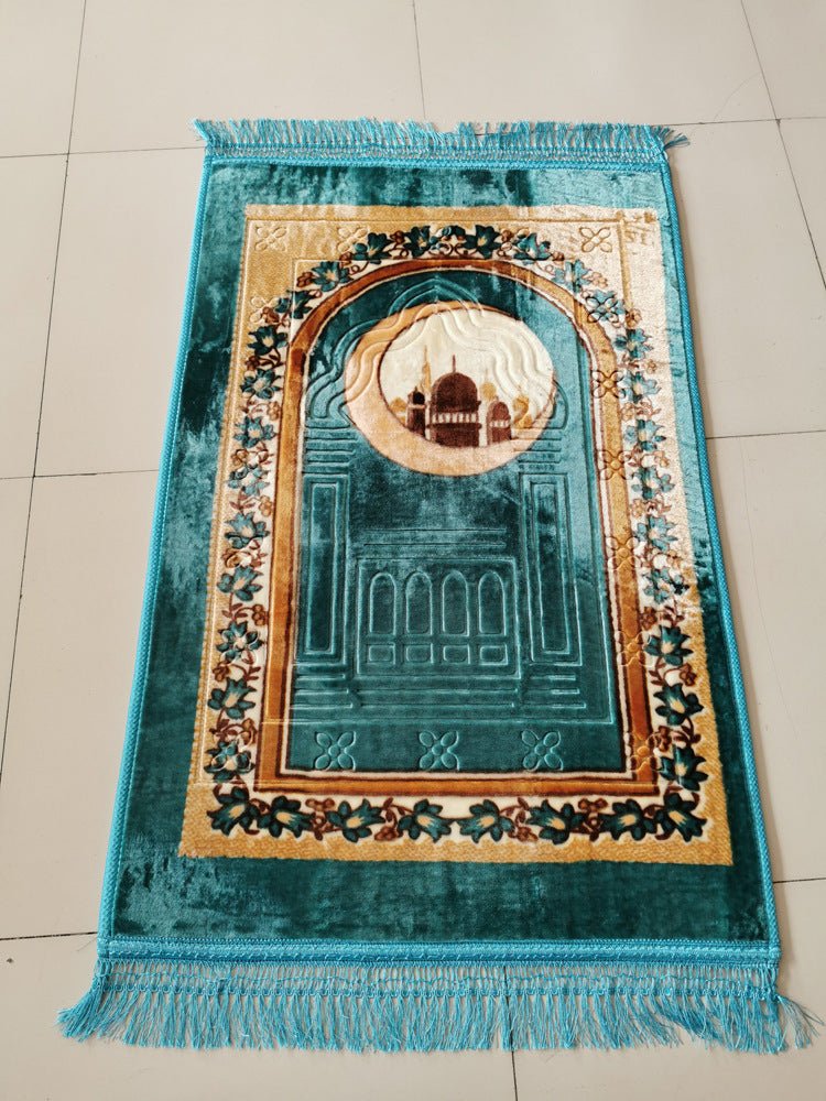 Printing and Dyeing Embossed Prayer Mat