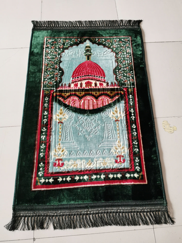 Printing and Dyeing Embossed Prayer Mat