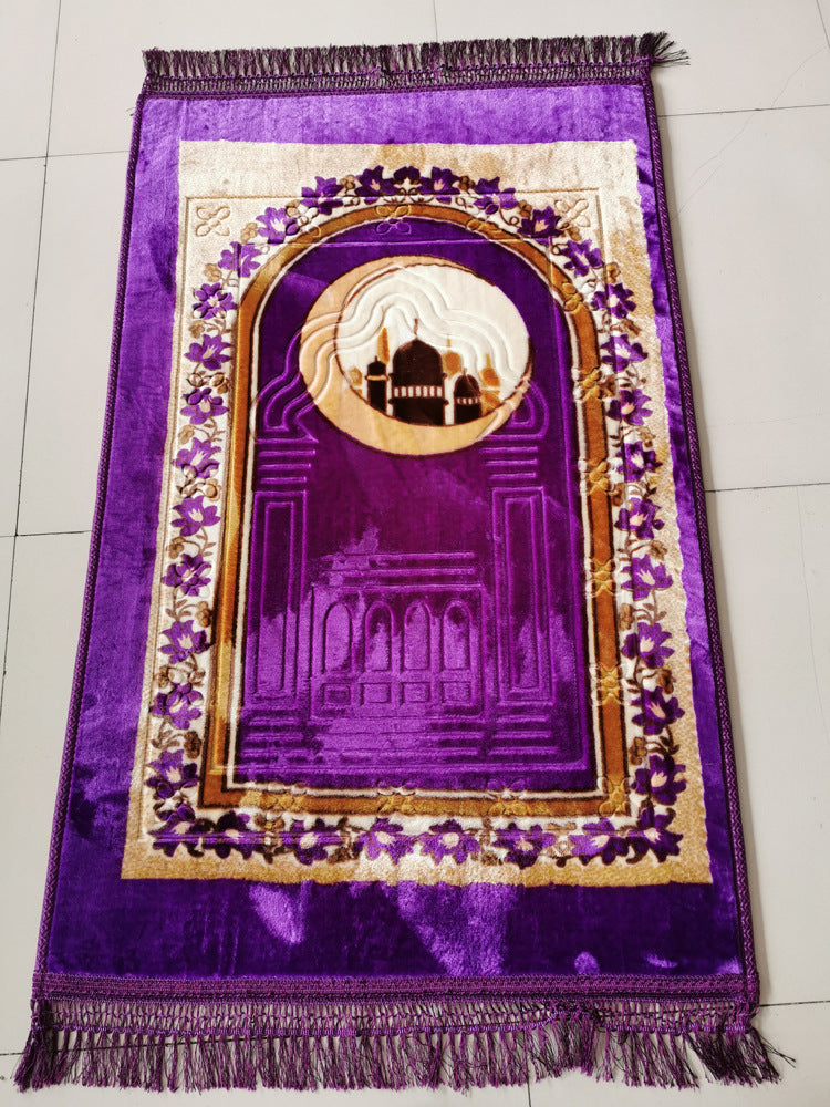 Printing and Dyeing Embossed Prayer Mat