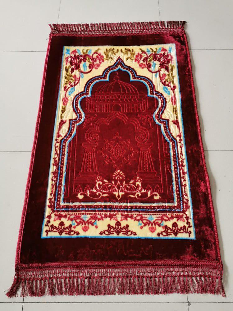 Printing and Dyeing Embossed Prayer Mat