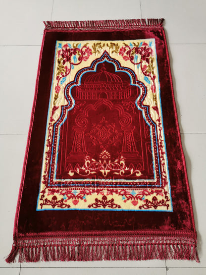 Printing and Dyeing Embossed Prayer Mat