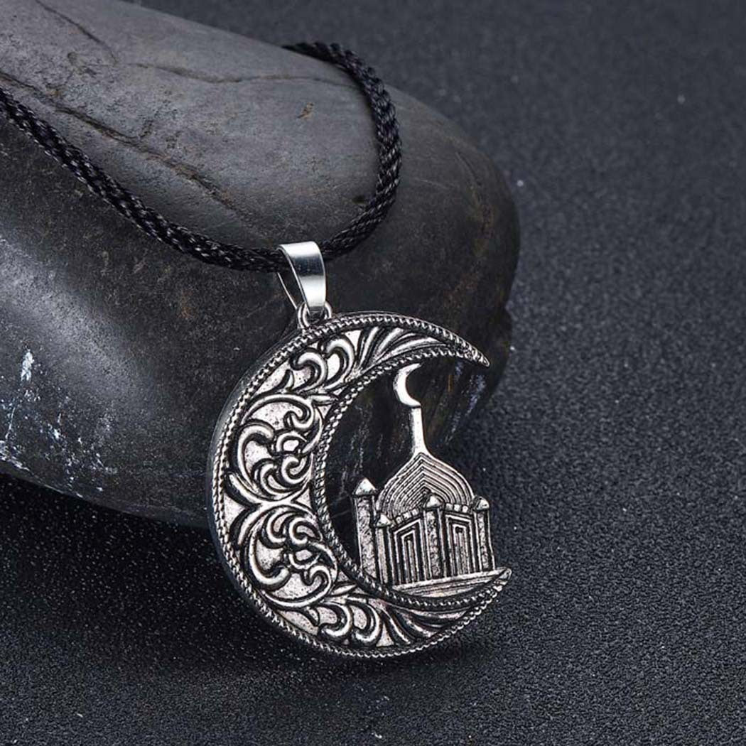 Electroplating Islamic Pendant Necklace