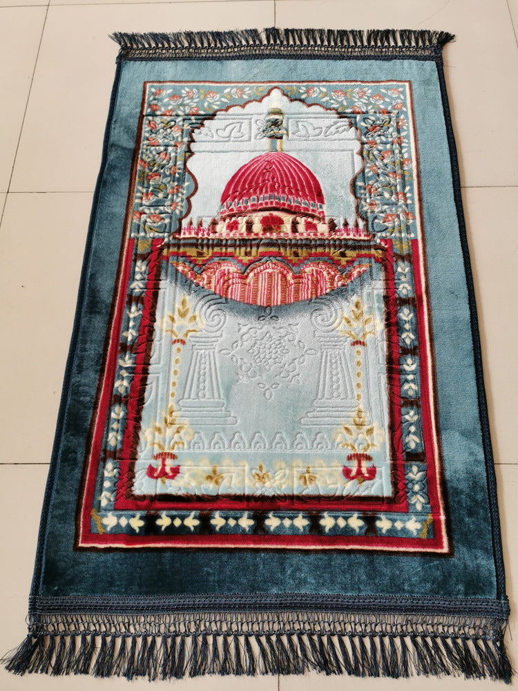 Printing and Dyeing Embossed Prayer Mat