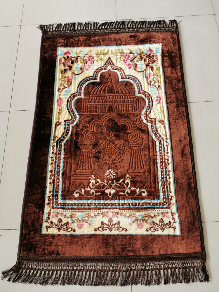 Printing and Dyeing Embossed Prayer Mat