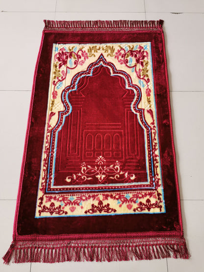 Printing and Dyeing Embossed Prayer Mat