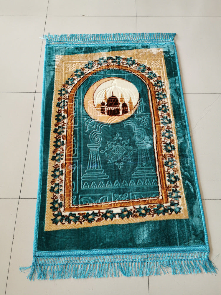 Printing and Dyeing Embossed Prayer Mat