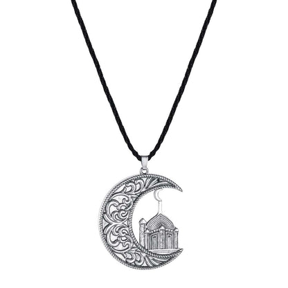 Electroplating Islamic Pendant Necklace