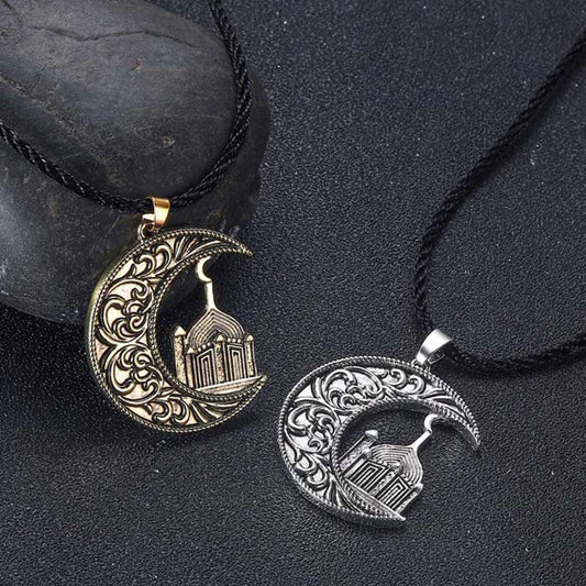 Electroplating Islamic Pendant Necklace