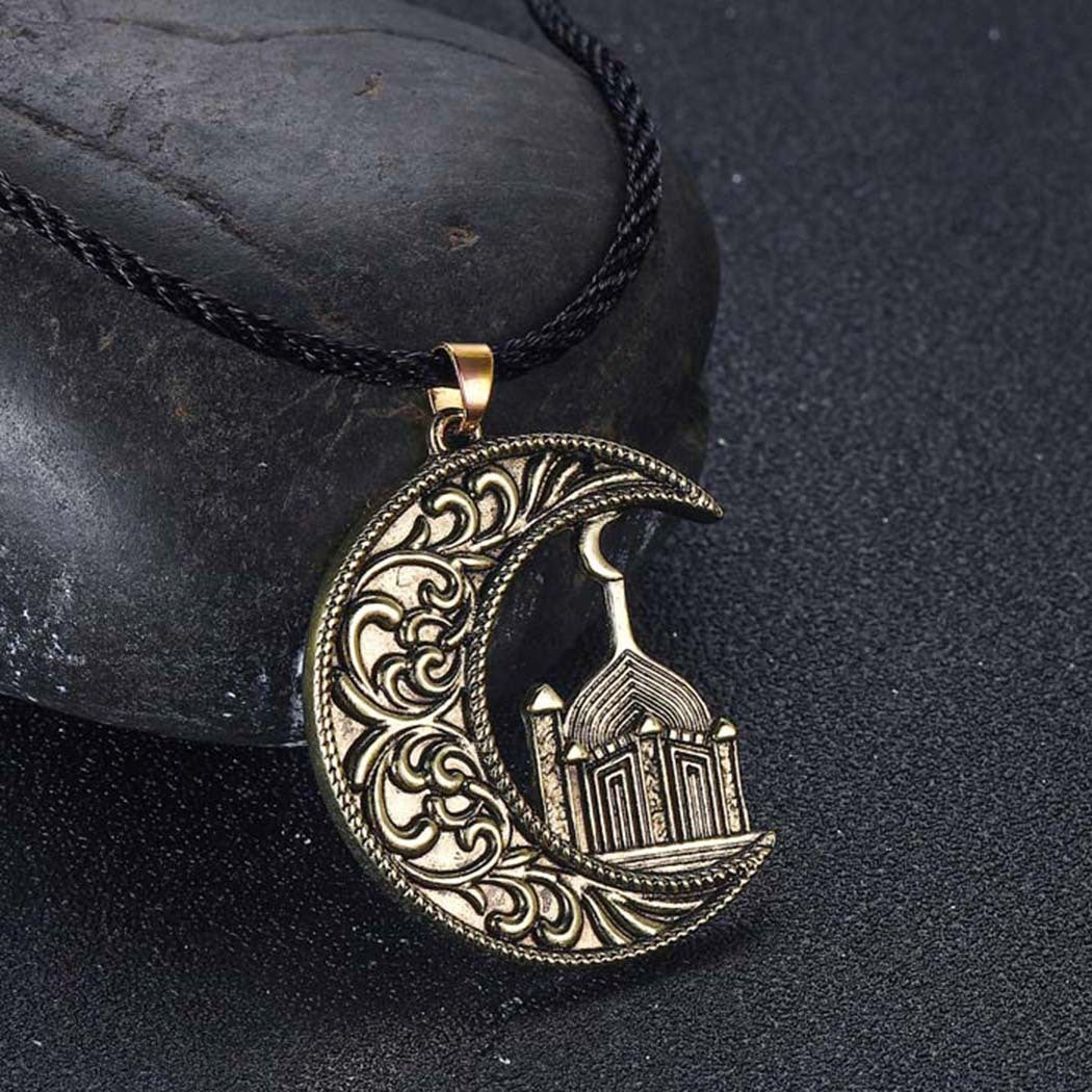 Electroplating Islamic Pendant Necklace